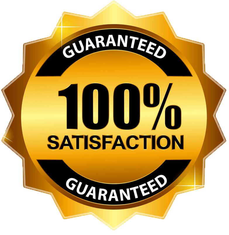 100% Satisfaction Guaranteed