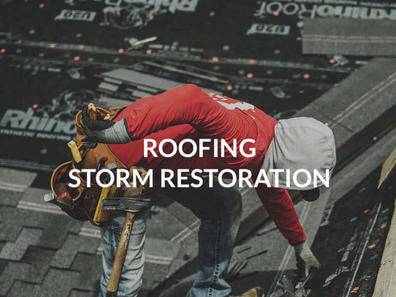 Roofing storm damage restoration Denver, Colorado