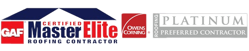 GAF Master Elite Roofing Contractor and Owens Corning Platinum Preferred Contractor